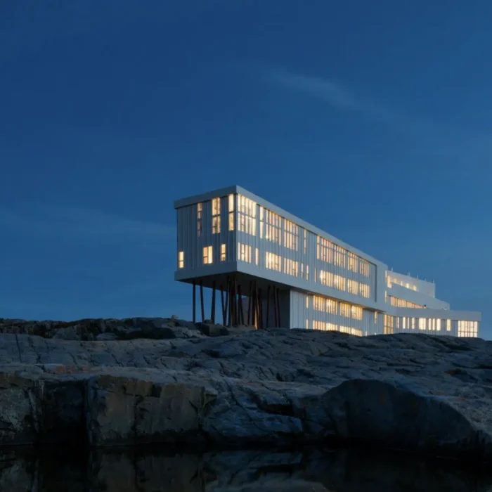 Fogo Island Inn, in Canada is world famous.